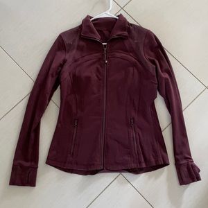 Lululemon Zip Up Maroon Jacket